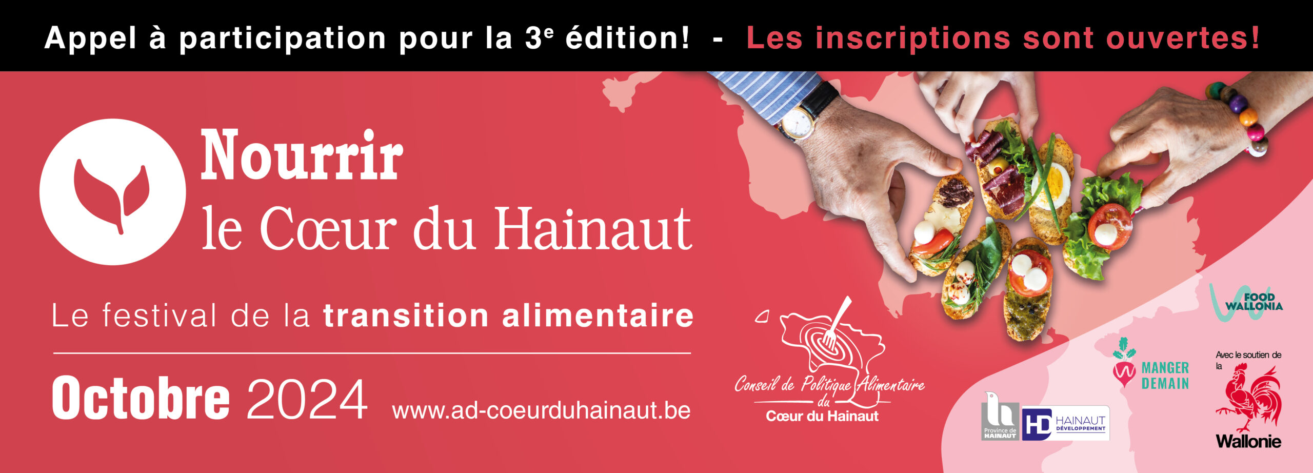 3e édition du Festival “Nourrir le Cœur du Hainaut”!